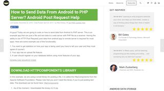
                            8. How to Send Data From Android to PHP Server? Android Post ...