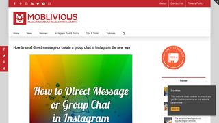 
                            7. How to send direct message or create a group chat in Instagram the ...