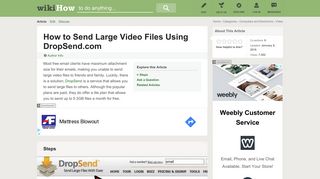 
                            5. How to Send Large Video Files Using DropSend.com: 8 Steps