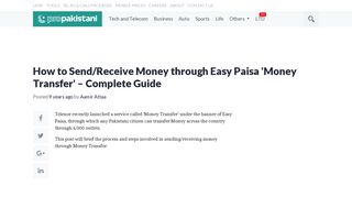 
                            8. How to Send Money - Easy Paisa Money Transfer - ...