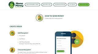 
                            4. How to Send Money - Mama Money