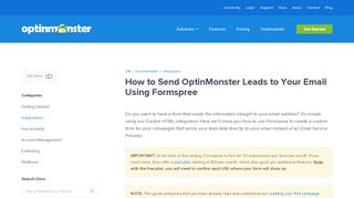 
                            13. How to Send OptinMonster Leads to Your Email Using Formspree