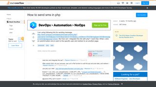 
                            5. How to send sms in php - Stack Overflow