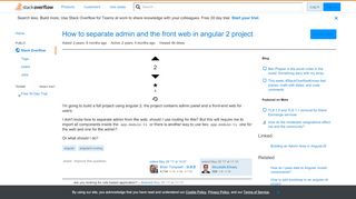 
                            4. How to separate admin and the front web in angular 2 project ...
