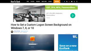 
                            4. How to Set a Custom Logon Screen Background on Windows 7, 8, or 10