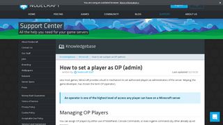 
                            8. How to set a player as OP (admin) | Minecraft | Knowledgebase Article ...