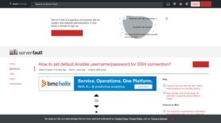 
                            11. How to set default Ansible username/password for SSH connection ...