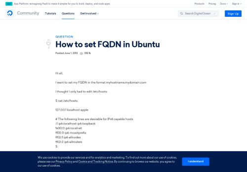 
                            8. How to set FQDN in Ubuntu | DigitalOcean