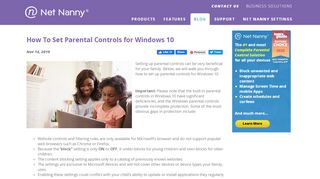 
                            7. How To Set Parental Controls for Windows 10 | Net Nanny