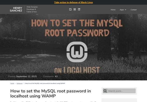 
                            13. How to set the MySQL root password in localhost using WAMP ...