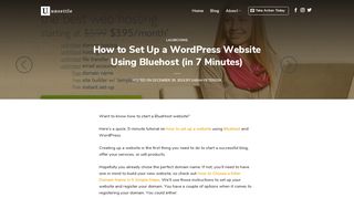 
                            13. How to Set Up a BlueHost WordPress Website (in 7 Minutes)