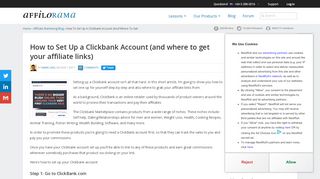 
                            8. How to Set Up a Clickbank Account (and where to get your ...