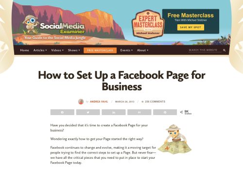 
                            9. How to Set Up a Facebook Page for Business : Social Media Examiner