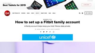 
                            6. How to set up a Fitbit family account - CNET