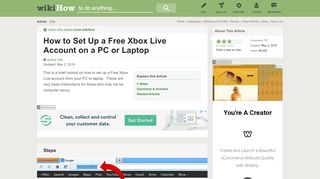 
                            10. How to Set Up a Free Xbox Live Account on a PC or Laptop: 12 Steps