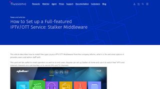 
                            6. How to Set up a Full-featured IPTV/OTT Service: Stalker Middleware