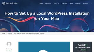 
                            12. How to Set Up a Local WordPress Installation on Your Mac