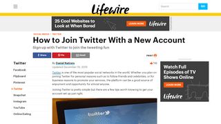 
                            11. How to Set Up a New Twitter Account - Lifewire