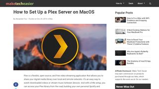
                            13. How to Set Up a Plex Server on MacOS - Make Tech Easier