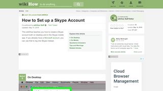 
                            6. How to Set up a Skype Account (with Pictures) - wikiHow