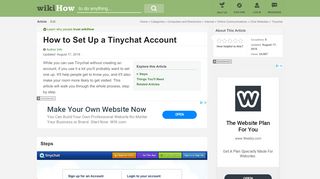 
                            3. How to Set Up a Tinychat Account: 6 Steps (with Pictures)