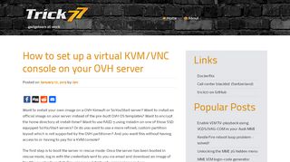
                            9. How to set up a virtual KVM/VNC console on your OVH server ...