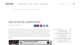 
                            6. How to Set Up a ZyXel Router | Techwalla.com