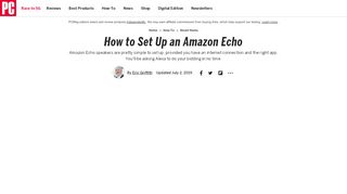 
                            10. How to Set Up an Amazon Echo | PCMag.com