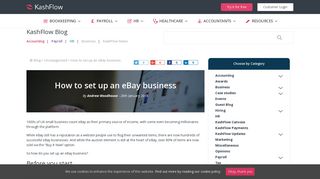 
                            9. How to set up an eBay business - KashFlow