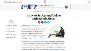 
                            9. How to Set Up and Delete Indeed Job Alerts - The Balance Careers