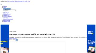 
                            8. How to set up and manage an FTP server on Windows 10 | Windows ...