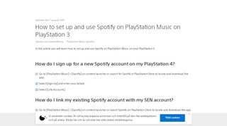 
                            11. How to set up and use Spotify on PlayStation Music on PlayStation 3