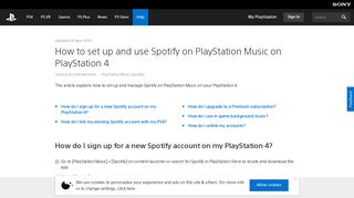 
                            6. How to set up and use Spotify on PlayStation Music on PlayStation 4