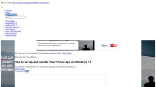 
                            12. How to set up and use the Your Phone app on Windows 10 | Windows ...