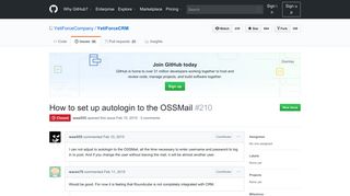 
                            1. How to set up autologin to the OSSMail · Issue #210 ... - GitHub