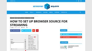 
                            11. How to Set Up Browser Source for Streaming - StreamerSquare