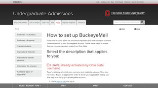 
                            3. How to set up BuckeyeMail - The Ohio State University