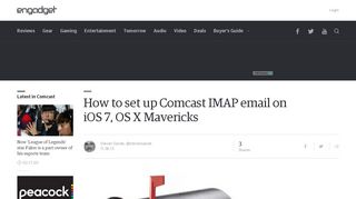 
                            12. How to set up Comcast IMAP email on iOS 7, OS X Mavericks