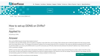 
                            2. How to set-up DDNS on DVRs? – EverFocus Electronics Corp.