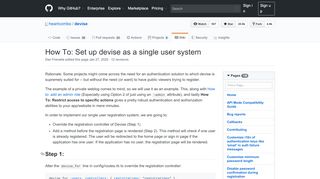 
                            7. How To: Set up devise as a single user system · plataformatec ...