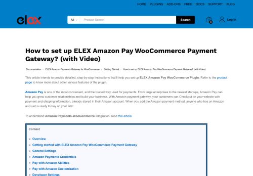 
                            11. How to set up ELEX Amazon Payments Gateway for WooCommerce ...