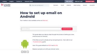 
                            11. How to set up email on Android - Hetzner Help Centre