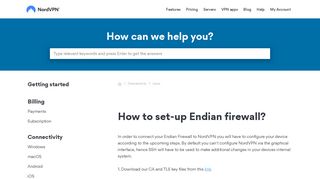 
                            9. How to set-up Endian firewall? - NordVPN