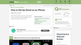 
                            7. How to Set Up Gmail on an iPhone (with Pictures) - wikiHow