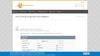 
                            5. How To Set Up Google Base Feed In Magento | AyaSoftware