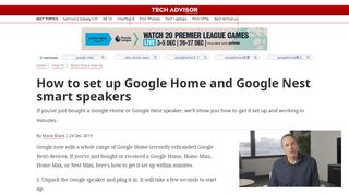 
                            12. How to Set Up Google Home - Tech Advisor