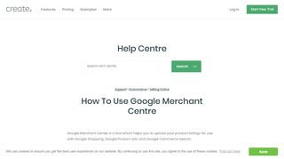 
                            9. How to set up Google Merchant Centre | Create.net