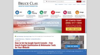 
                            8. How to Set Up Google Search Console (Webmaster Tools) - BruceClay