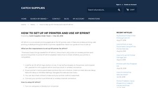 
                            13. How to Set Up HP Printer and Use HP ePrint – Catch Supplies