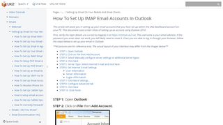 
                            11. How To Set Up IMAP Email Accounts In Outlook - UK2.net - UK2.net ...